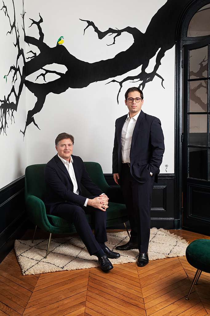 Alexandre Soares et Julien Proffit,
 du cabinet d'avocats Chapter, portraits corporate à Paris par Sophie Palmier.