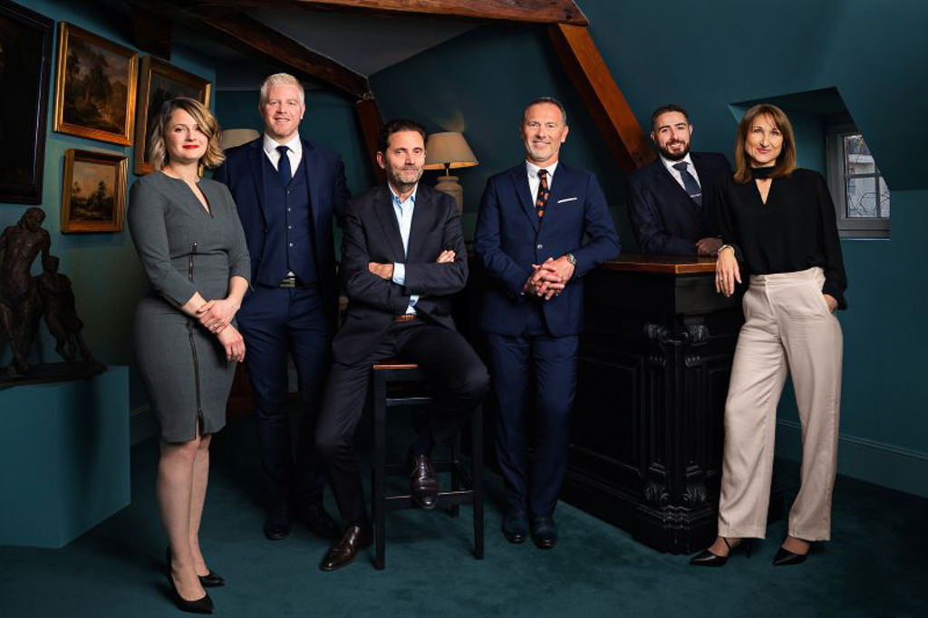 Avocats associés du Cabinet Vauban. Photo de groupe à Compiègne.
